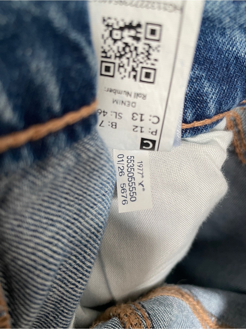 American Eagle size 2 long low rise ultra Wide-Leg Jeans in Blue Wash - Picture 9 of 11